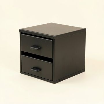 Brook Dell Small-Parts Storage Drawer Cabinet - Black (synthetic illustration; no displayed measurements)