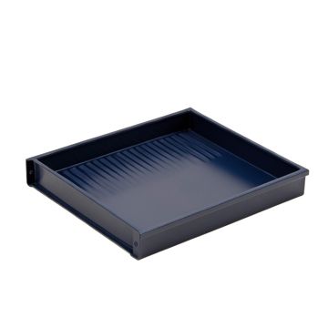 Willow Crossing Empty Under-Desk Cable Tray - Navy