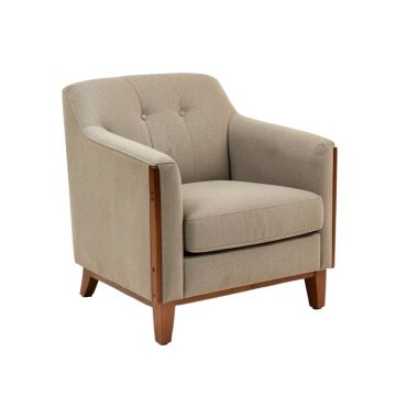 Lavaca 30.3 '' Wide Tufted Polyester Swivel Barrel Chair