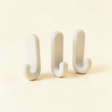 Antigua Shower Curtain Hooks (synthetic illustration; no displayed measurements)