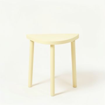 Pine Bend Compact Balcony Table - Ivory (synthetic illustration; no displayed measurements)