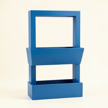 Cedar Branch Empty Vertical Garden Frame - Blue (synthetic illustration; no displayed measurements)