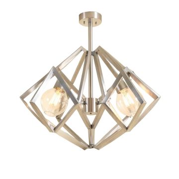 Joines 6-Light Unique/Statement Geometric Chandelier