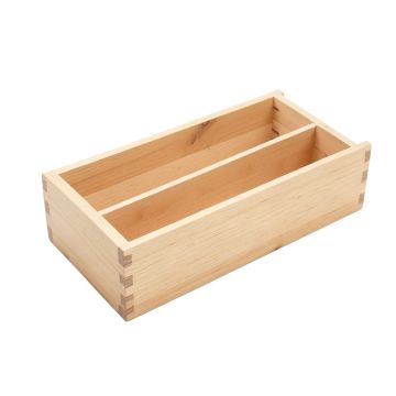 Fern Bend Empty Pantry Drawer Organizer Insert - Beige