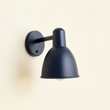 Heath Bridge Wall Sconce Mounted On A Plain Wall - Navy (synthetic illustration; no displayed measurements)
