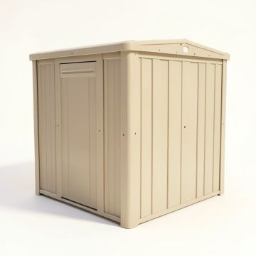 Outdoor 4 Ft. 2 In . W X 2 Ft. 5 In . D Horizontal Storage Shed (synthetic illustration; no displayed measurements)