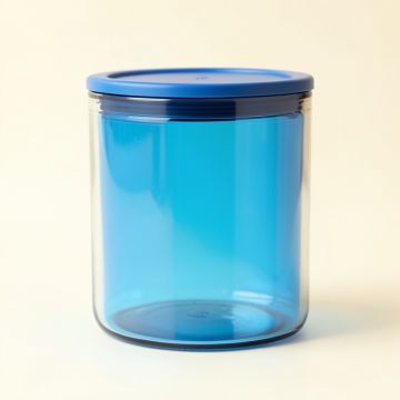 Hazel Dale Storage Canister With Lid - Blue (synthetic illustration; no displayed measurements)