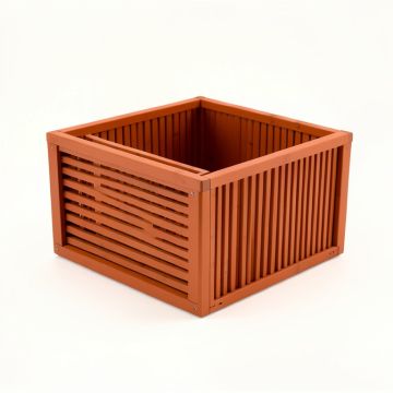Linden Branch Empty Furniture-Style Litter Enclosure - Terracotta (synthetic illustration; no displayed measurements)