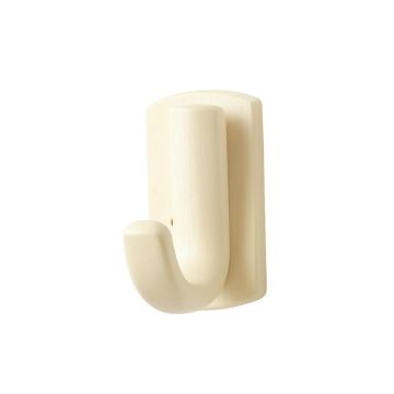 Holly Arc Wall-Mounted Robe Hook - Cream