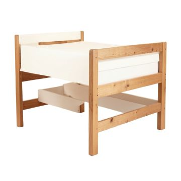 Allain Twin Solid Wood Low Loft Bed