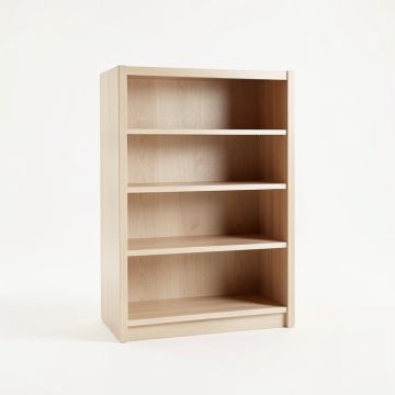 Meadow Crossing Freestanding Bookcase - Beige (synthetic illustration; no displayed measurements)