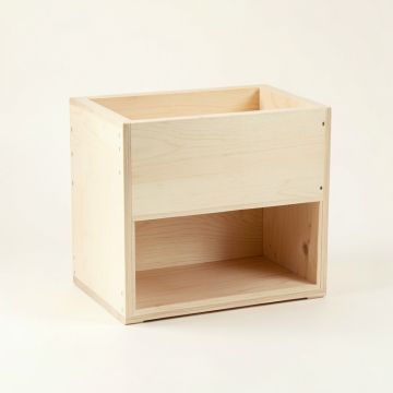 Maple Canyon Empty Raised Planter - Ivory (synthetic illustration; no displayed measurements)
