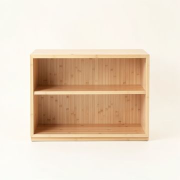 Meadow Bend Low Bookcase - Beige (synthetic illustration; no displayed measurements)