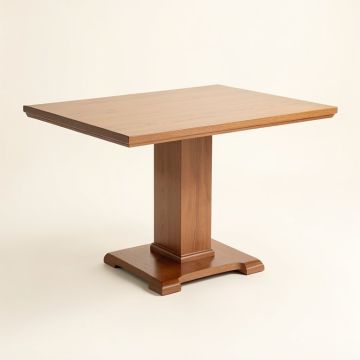 Wisser 46 '' Double Pedestal Dining Table (synthetic illustration; no displayed measurements)