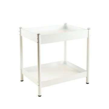 Spruce Bluff Empty Countertop Canister Rack - White