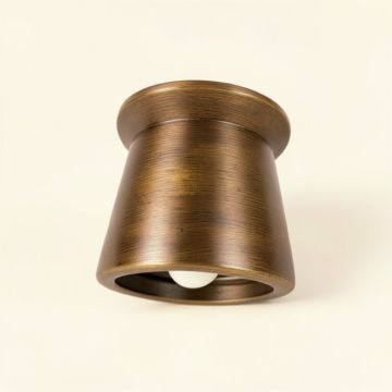 Saladino 1 - Light 9.18 '' Simple Cone Semi Flush Mount (synthetic illustration; no displayed measurements)
