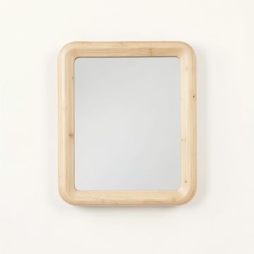 Lake Brook Framed Wall Mirror - Ivory (synthetic illustration; no displayed measurements)
