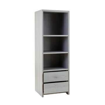 Slate Bridge Narrow Cubby Tower - Gray