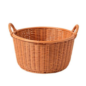 Alder Bridge Empty Storage Basket - Terracotta
