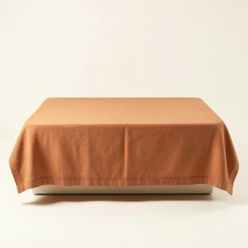 Wren Dell Flat Bed Sheet - Terracotta (synthetic illustration; no displayed measurements)