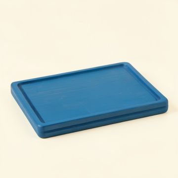 Hazel Branch Cutting Board - Blue (synthetic illustration; no displayed measurements)