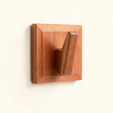 Birch Arc Wall-Mounted Robe Hook (synthetic illustration; no displayed measurements)