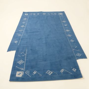 Pine Brook Rectangular Area Rug - Blue (synthetic illustration; no displayed measurements)