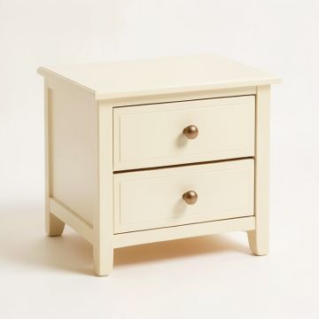 Dawn Bridge Nightstand - Cream (synthetic illustration; no displayed measurements)