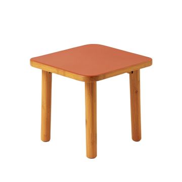 Cedar Bend Compact Balcony Table - Terracotta