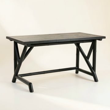 Heath Canyon Empty Workshop Workbench - Black (synthetic illustration; no displayed measurements)