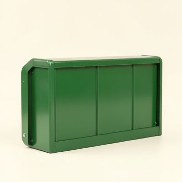 Holly Arc Narrow Outdoor Storage Bench (synthetic illustration; no displayed measurements)