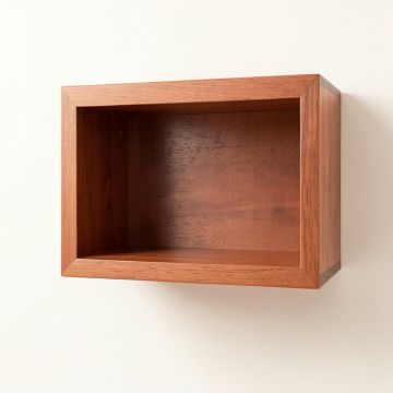 Elm Bluff Wall-Mounted Shelf - Terracotta (synthetic illustration; no displayed measurements)