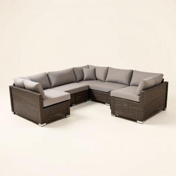 Tegan 10 Piece Sectional Seating Group With Cushions (synthetic illustration; no displayed measurements)