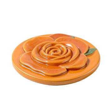 3Drose Ceramic Tile Coasters - Flower Girl Mexican Art Colorful - Set Of 4 ( Cst_21129_3 )