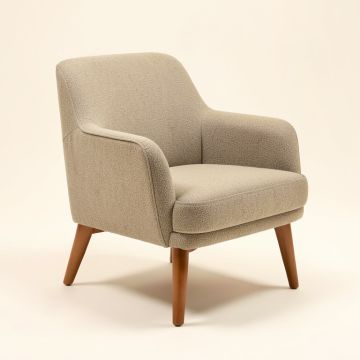 Laurens Mid-Century Modern Upholstered Side Chair (synthetic illustration; no displayed measurements)