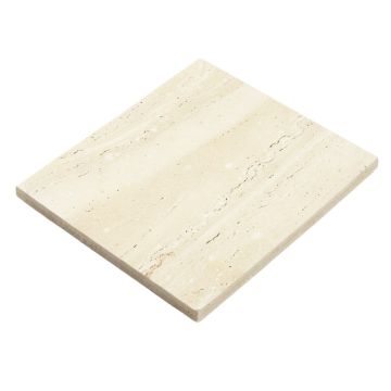 Rustic Tumbled 4 '' X 4 '' Travertine Field Tile In Ivory