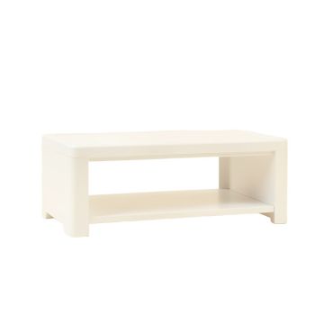 Alder Bluff Narrow Outdoor Storage Bench - White