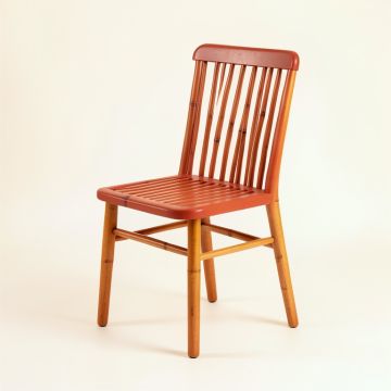 Field Crest Dining Chair - Terracotta (synthetic illustration; no displayed measurements)