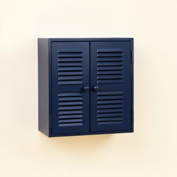 Aspen Brook Wall-Mounted Laundry Cabinet - Navy (synthetic illustration; no displayed measurements)
