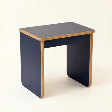 Willow Arc Small Writing Desk - Navy (synthetic illustration; no displayed measurements)