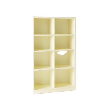 Heath Falls Freestanding Bookcase - Ivory