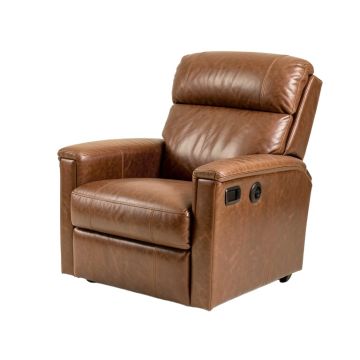 Rolande 41 '' Wide Leather Match Power Lift Assist Home Theater Recliner