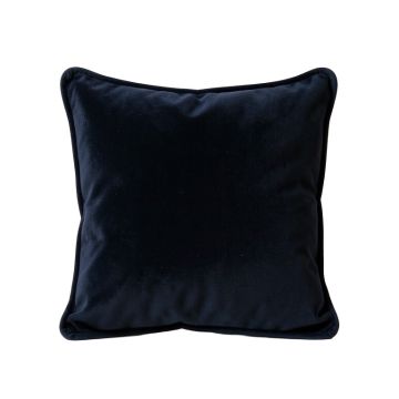 Heath Branch Filled Accent Pillow - Navy