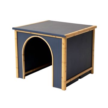 Juniper Branch Empty Furniture-Style Litter Enclosure - Navy