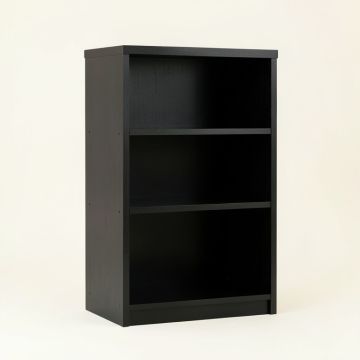 Spruce Arc Freestanding Bookcase - Black (synthetic illustration; no displayed measurements)