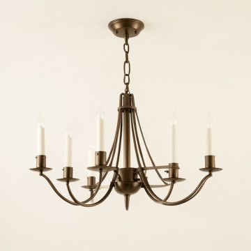 Astwood 6 - Light Candle Style Drum Chandelier (synthetic illustration; no displayed measurements)