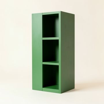 Alder Dell Narrow Cubby Tower - Green (synthetic illustration; no displayed measurements)
