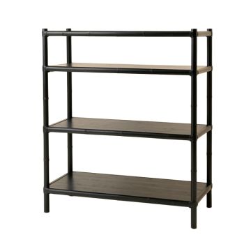 Hazel Branch Empty Seed-Starting Shelving Unit Without Lights - Black