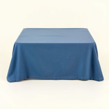 Reed Branch Flat Bed Sheet - Blue (synthetic illustration; no displayed measurements)