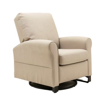 33.8 '' Wide Manual Swivel Recliner